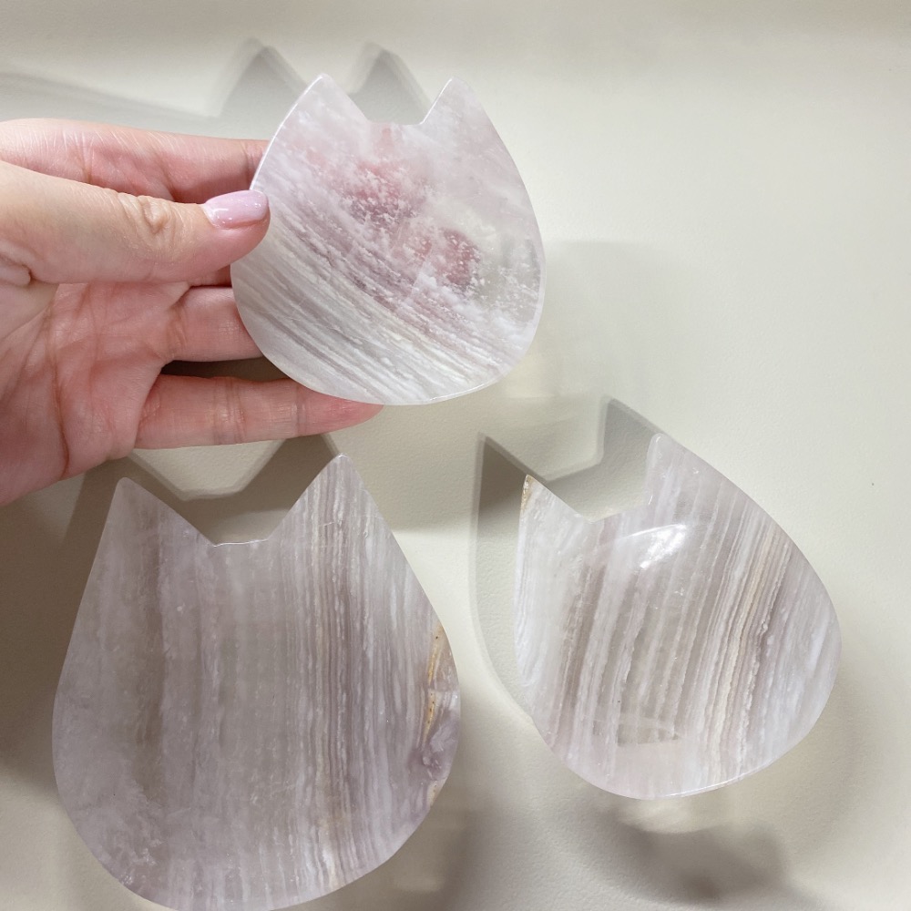 BKL絲綢螢石貓咪小盤-細節圖7