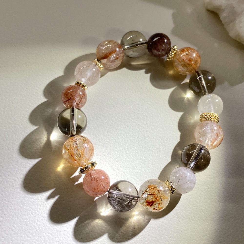 BKL黑金超七x紅銅髮晶x茶晶｜設計款-細節圖3