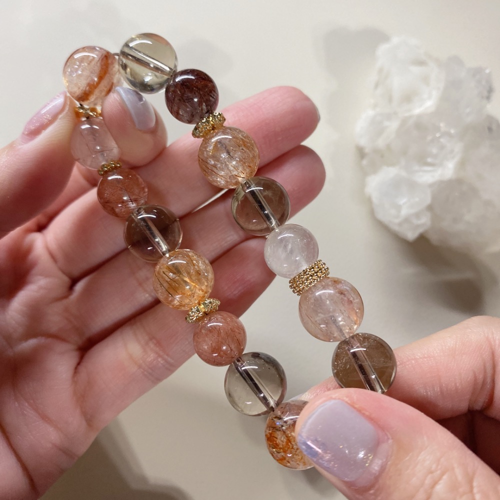 BKL黑金超七x紅銅髮晶x茶晶｜設計款-細節圖4