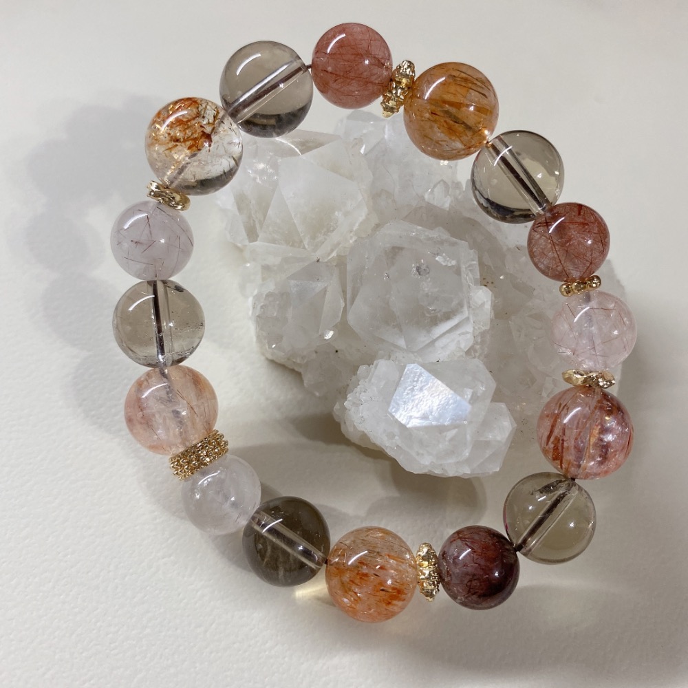 BKL黑金超七x紅銅髮晶x茶晶｜設計款-細節圖5