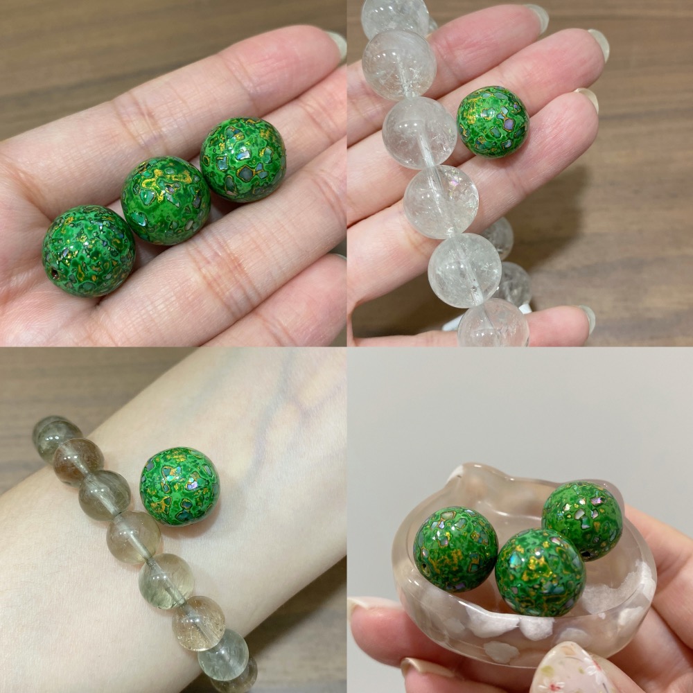 綠色單珠 14.5mm