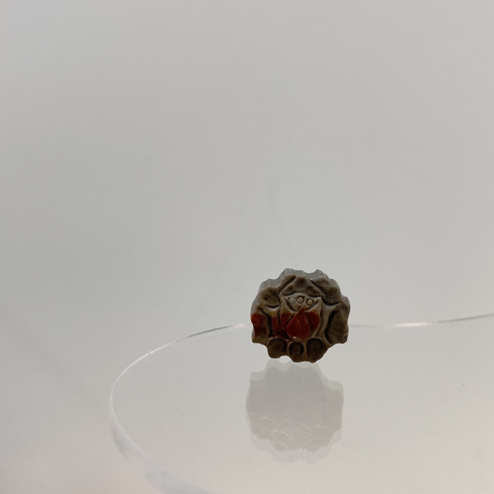 BKL天然阿拉善戈壁瑪瑙雕刻·多子多福蓮花 (蓮藕)-細節圖5