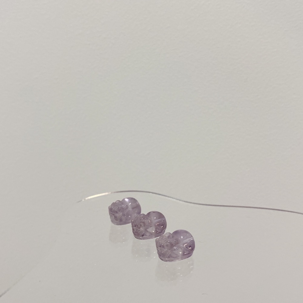 BKL巴西塔山紫水晶貔貅｜直通孔-細節圖10