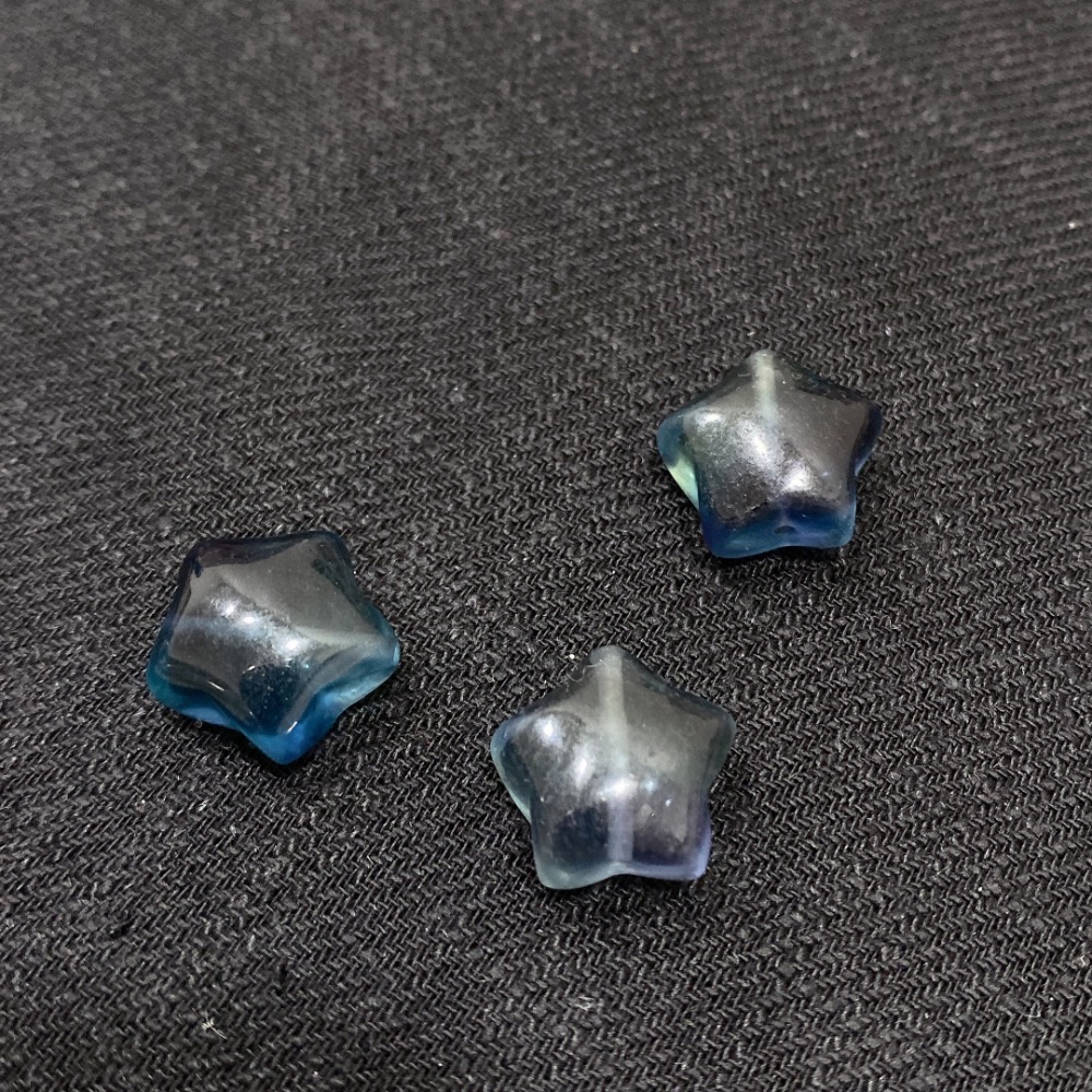 BKL獨角獸螢石 (藍綠螢石) 星星雕刻｜直通孔-細節圖11