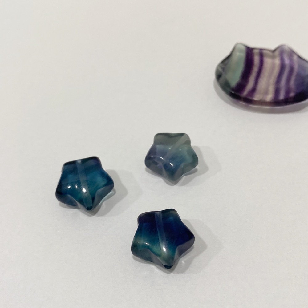 獨角獸藍綠螢石星星