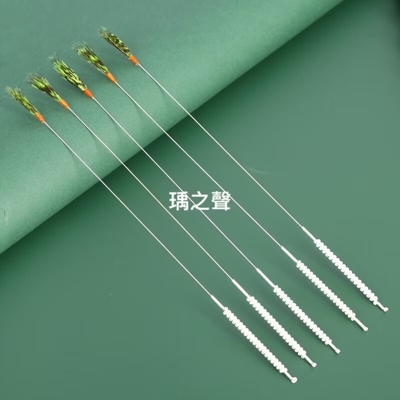 瑀之聲采耳工具/盤龍柄珍珠雞毛/銀針珍珠雞毛/防滑柄珍珠雞毛/台灣現貨開發票-規格圖1