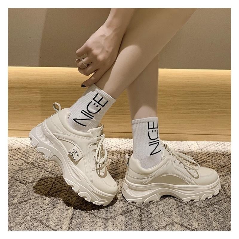 ❤️現貨+台灣出貨❤️（35-43碼）厚底運動老爹鞋-細節圖2