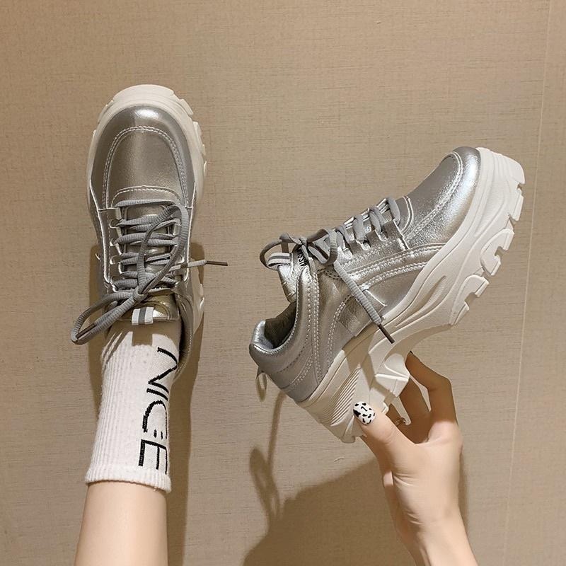 ❤️現貨+台灣出貨❤️（35-43碼）厚底運動老爹鞋-細節圖9