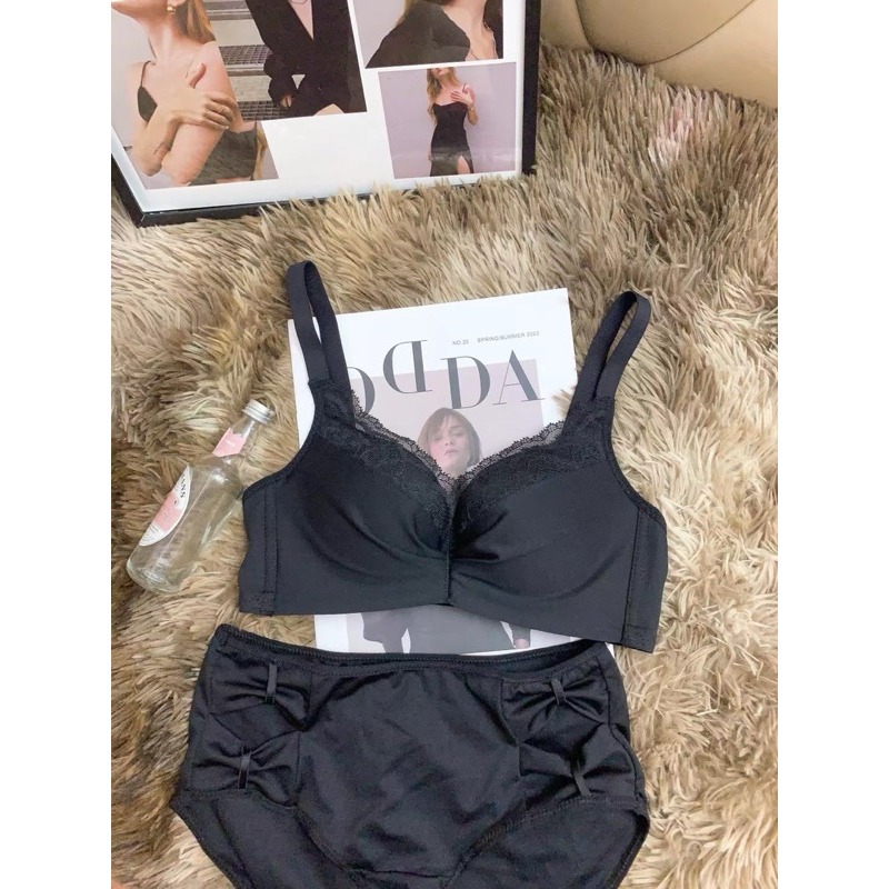 【愛麗絲】dikin girl法式內衣！無痕無鋼圈爆乳！性感內衣少女小胸聚攏顯大-細節圖7