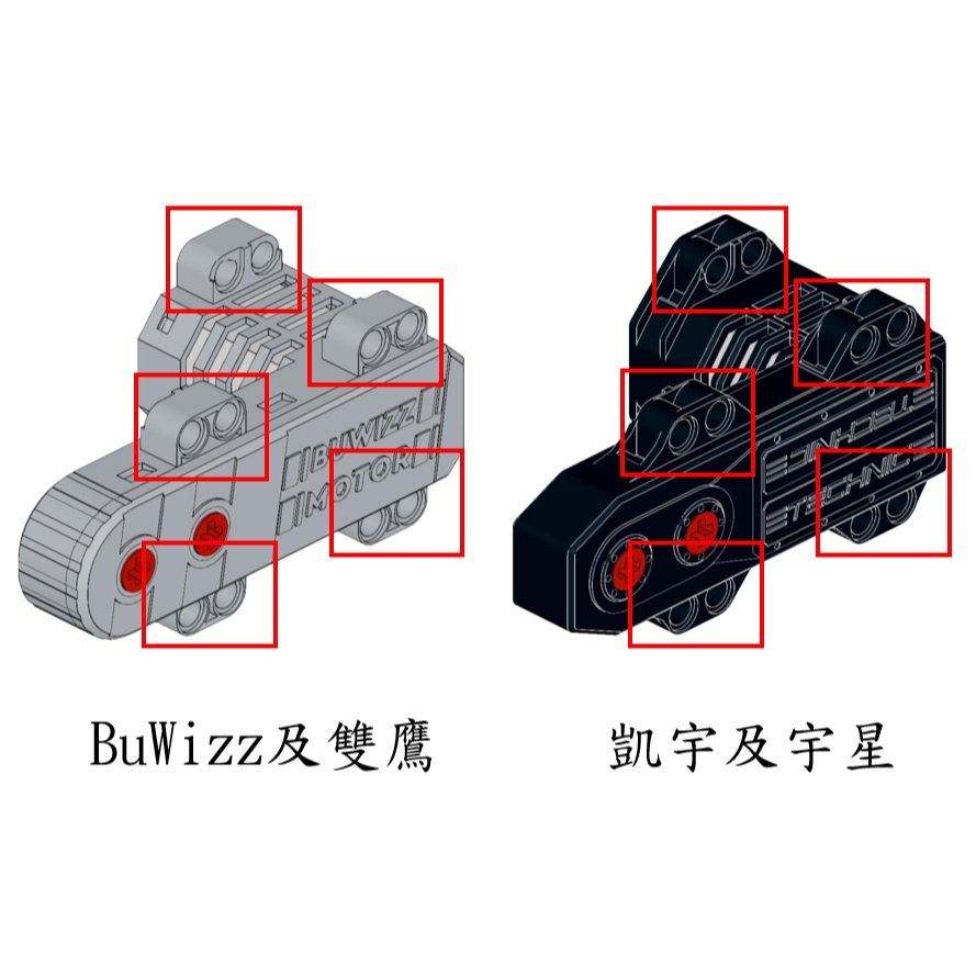 (樂高相容品)BuWizz Motor及怪獸馬達(42908)-細節圖4