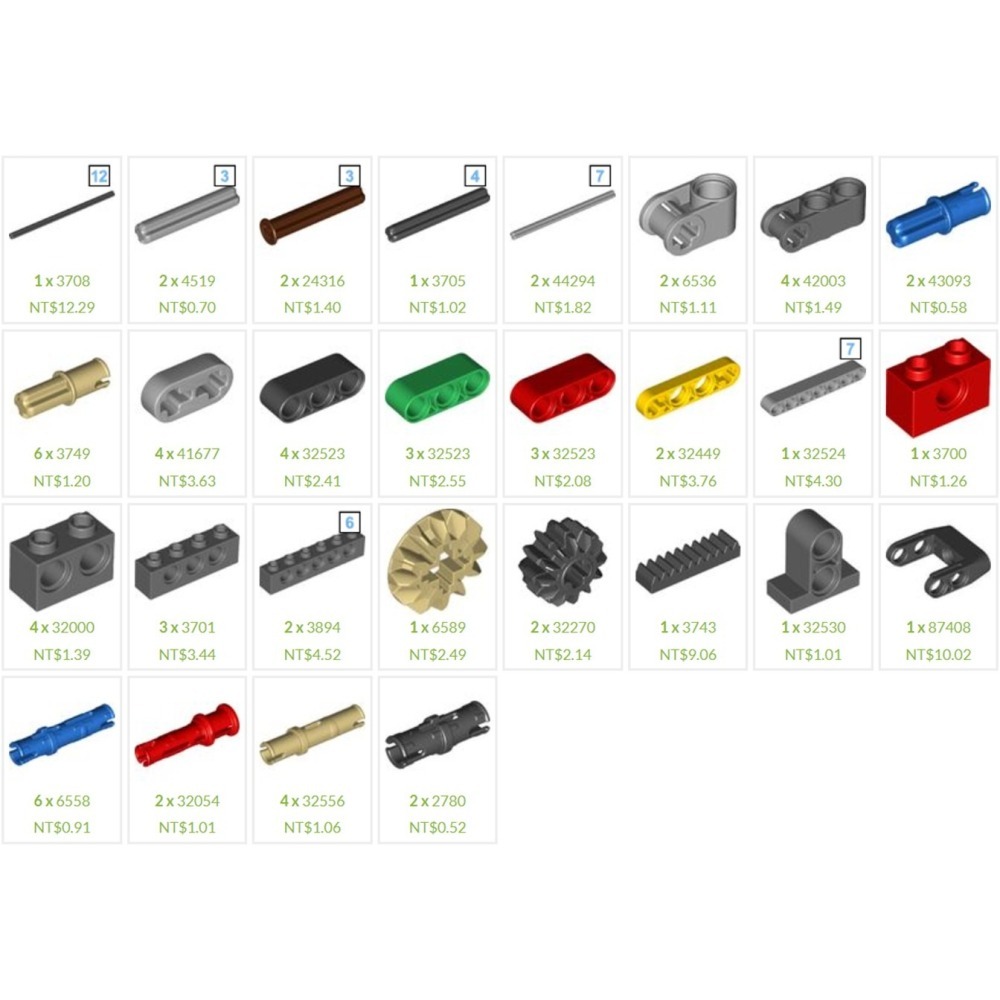 (改裝包)10271 電動遙控改裝包(請自備原廠盒組)-細節圖2