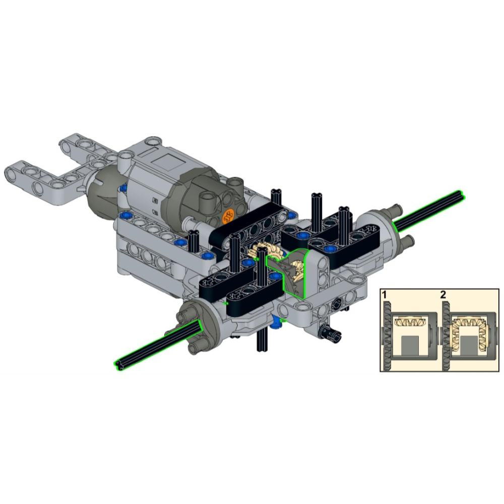 (改裝包)LEGO 76240 電動遙控改裝包-細節圖4