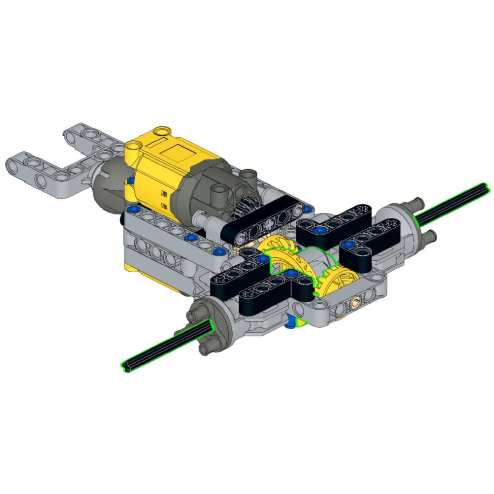(改裝包)LEGO 76240 電動遙控改裝包-細節圖5