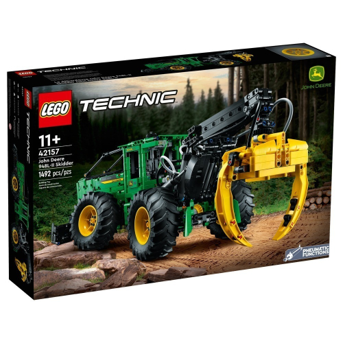 【樂高電動遙控改裝】LEGO 42157 John Deere 948L-II Skidder