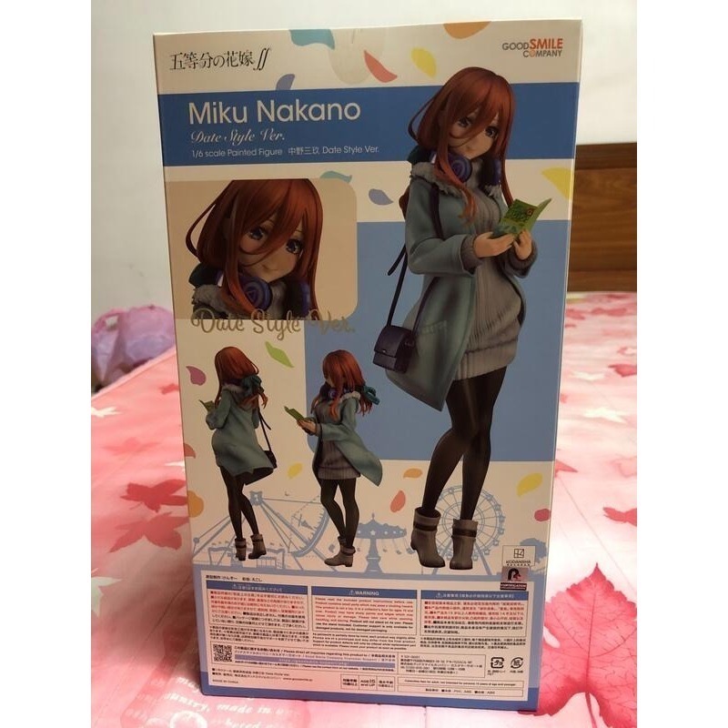 全新 代理GSC 五等分的新娘 中野三玖 Date Style Ver. 1/6 好微笑 PVC figure 美少女-細節圖3