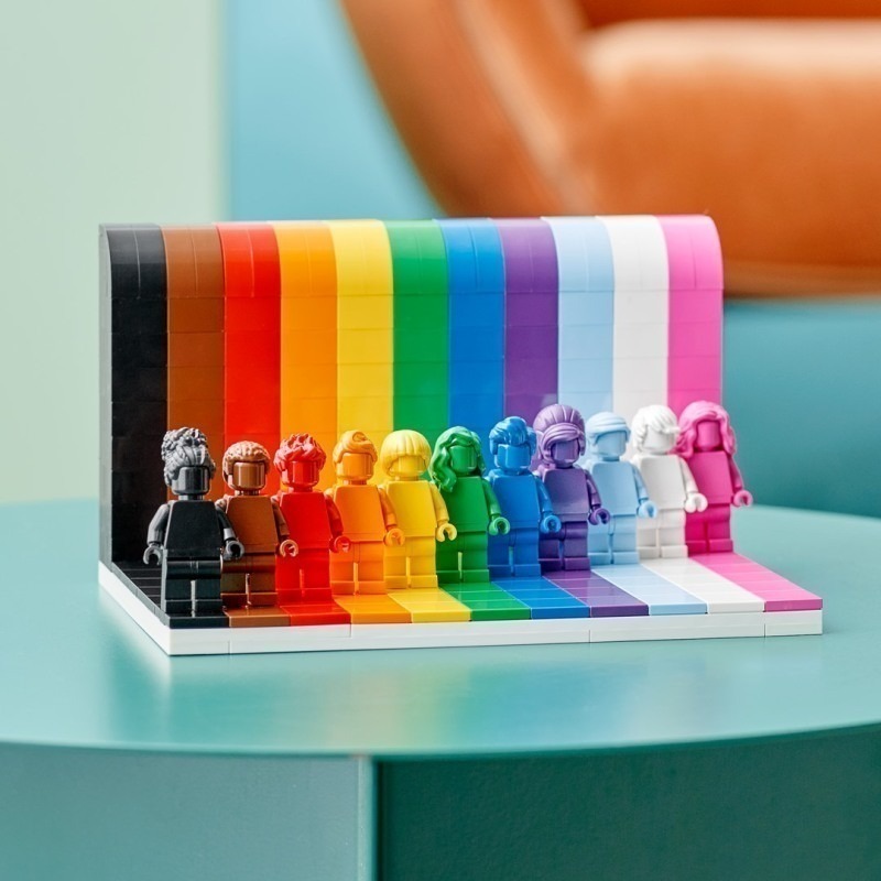【台中翔智積木】LEGO 樂高 40516 彩虹人 Everyone Is Awesome-細節圖3
