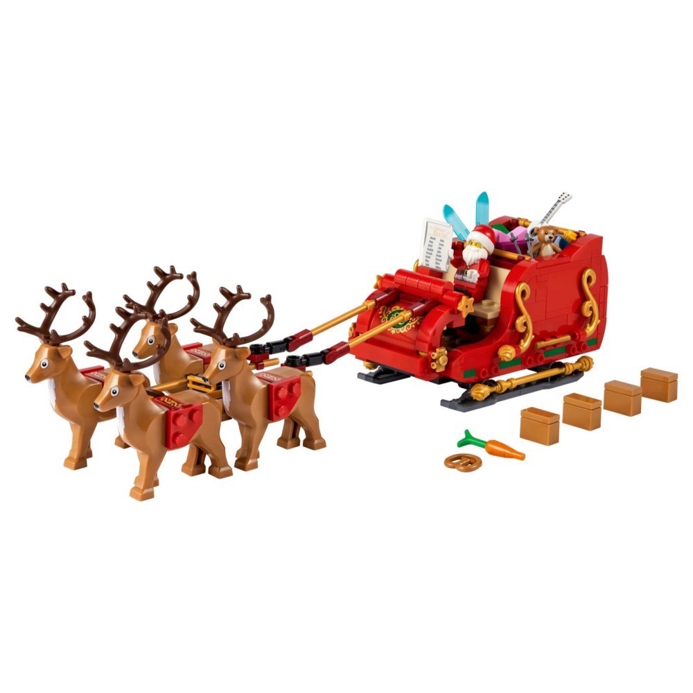 【台中翔智積木】LEGO 樂高 40499 聖誕老人的雪橇 聖誕老公公 麋鹿-細節圖2
