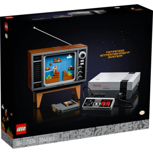 【台中翔智積木】LEGO 樂高 超級瑪利歐 71374 任天堂娛樂系統 灰機 主機+復古電視