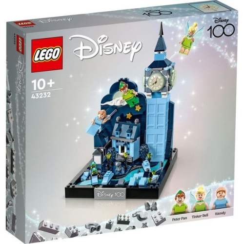 【台中翔智積木】LEGO 樂高 迪士尼 100週年 Disney 43232 彼得潘和溫蒂飛越倫敦