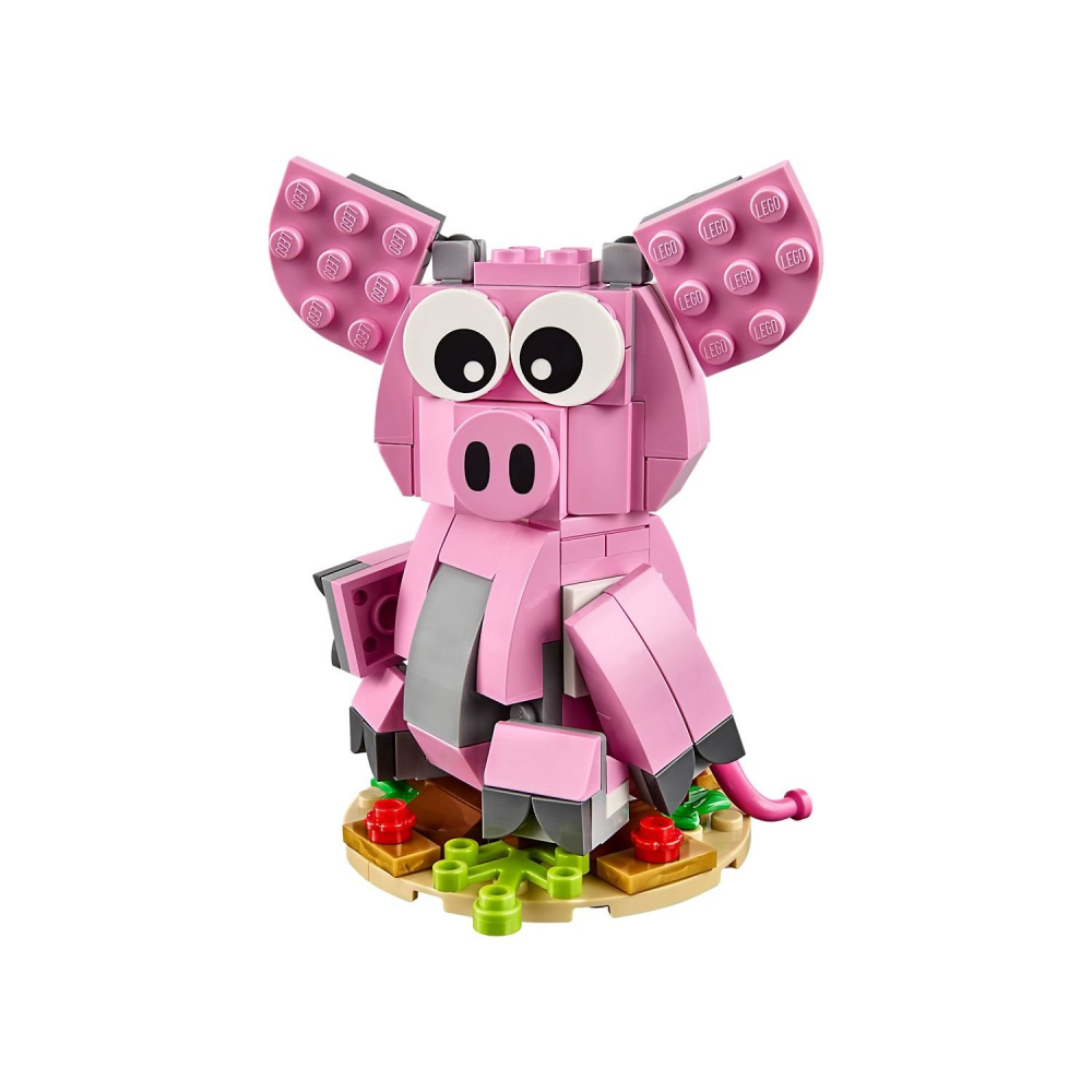 【台中翔智積木】LEGO 樂高 40186 生肖 豬 2019 豬年限定-細節圖2