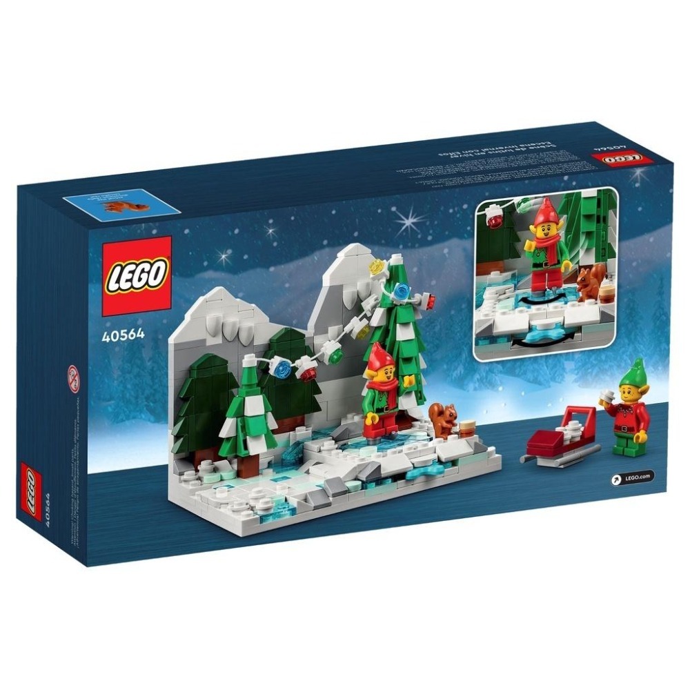 【台中翔智積木】LEGO 樂高 聖誕節 節慶系列 40564 冬季小精靈 Winter Elves Scene-細節圖3