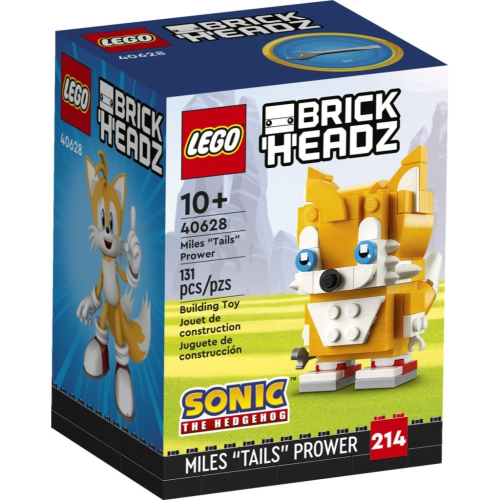 【台中翔智積木】LEGO 樂高 BrickHeadz 音速小子 40628 塔爾斯 Miles Tails Prower