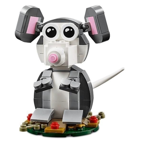 【台中翔智積木】 LEGO 樂高 40355 新春 鼠年限定 2020 老鼠-細節圖2
