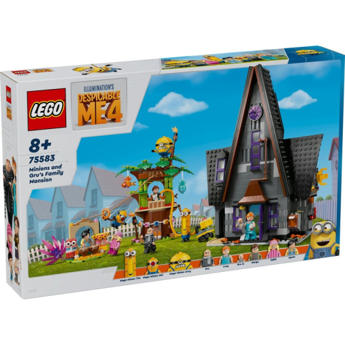 【台中翔智積木】LEGO 樂高® Minions 系列 75583 小小兵和格魯家住宅