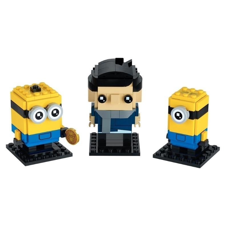 【台中翔智積木】LEGO 樂高BrickHeadz 40420 Gru, Stuart and Otto 小小兵-細節圖2