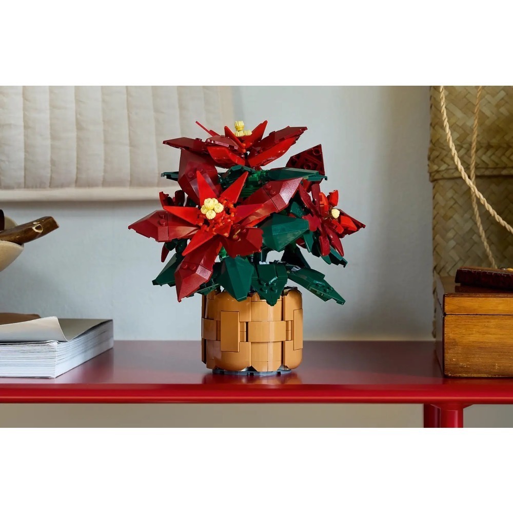 【台中翔智積木】 LEGO 樂高® Icons系列 10370 聖誕紅 Poinsettia-細節圖3