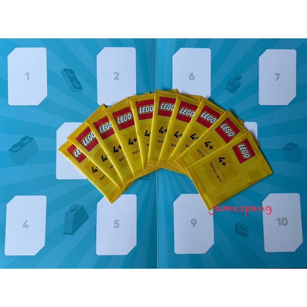 【台中翔智積木】LEGO 樂高 人偶收藏卡 10張一套 送人偶卡片收藏冊-細節圖3