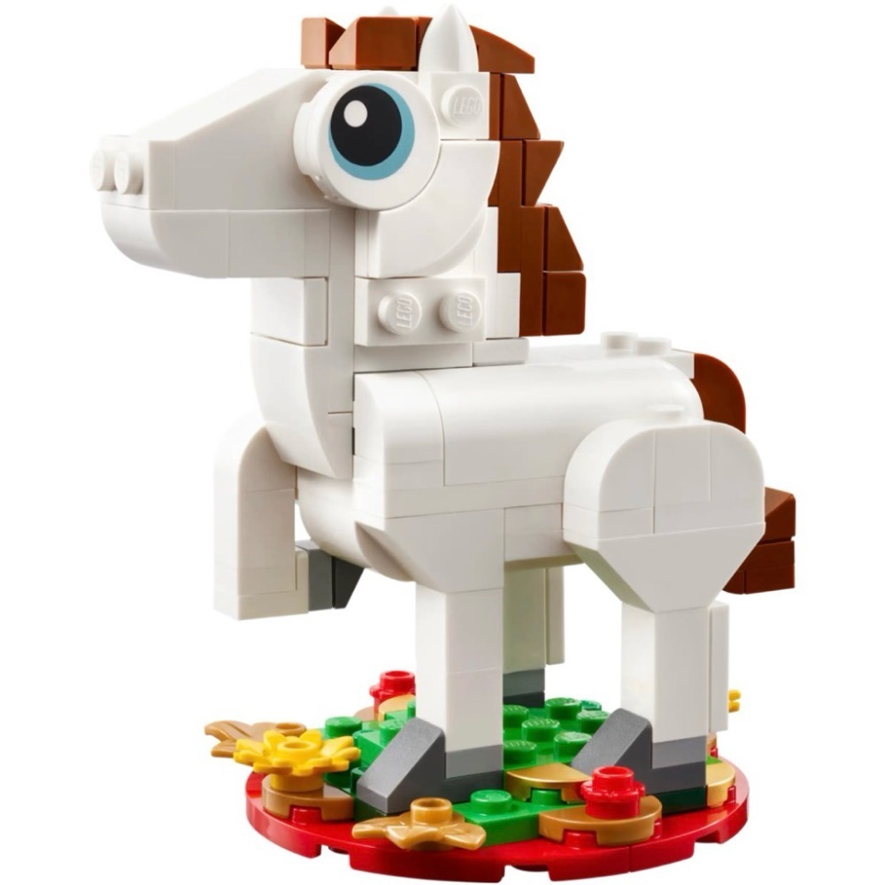 【台中翔智積木】LEGO 樂高 40779 馬年限定 生肖 馬-細節圖2