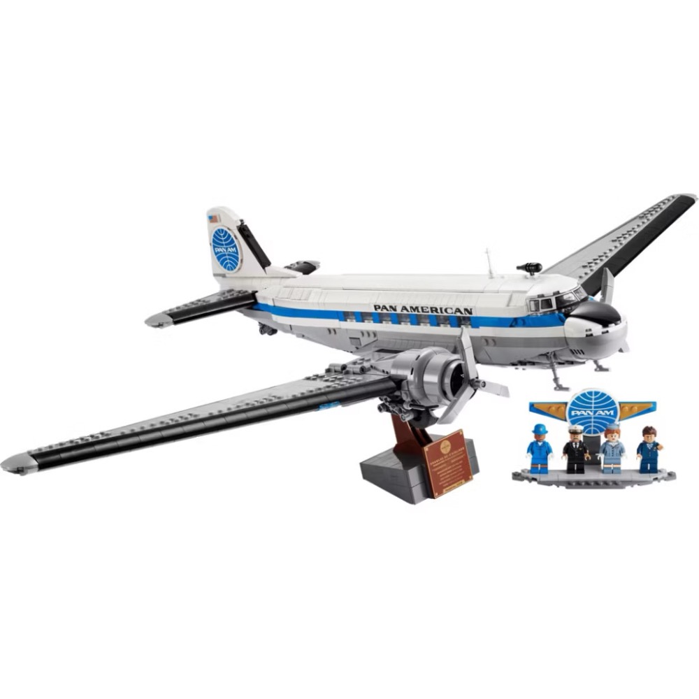 【台中翔智積木】LEGO 樂高 Icons 系列 11378 Douglas™ DC-3™ PAN AM® 客機-細節圖2