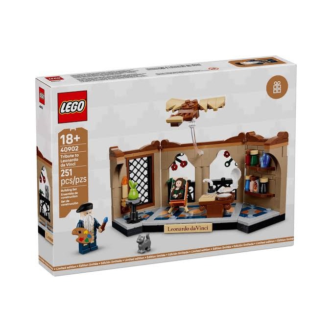 【台中翔智積木】LEGO 樂高 40902 致敬李奧納多·達文西 Leonardo da Vinci