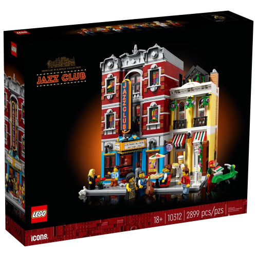 樂高 LEGO 10312 爵士俱樂部 街景系列 全新未拆 微壓盒