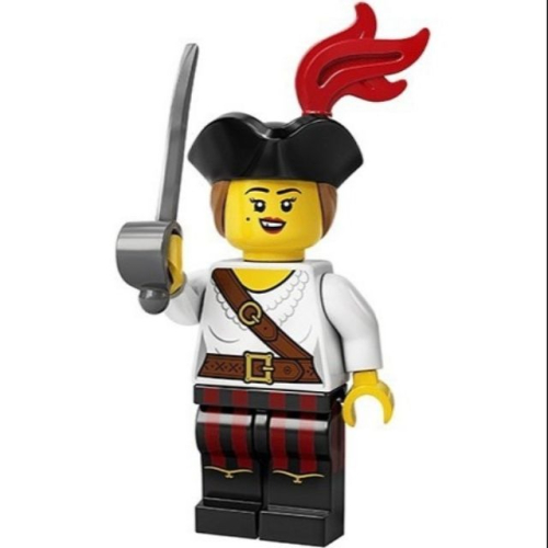 LEGO 樂高 71027 第 20 代人偶包 5號 海盜女孩 全新剪小孔確認