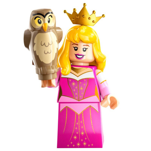 LEGO 樂高 71038 8號 迪士尼人偶3代 睡美人-公主歐羅拉+貓頭鷹 全新剪小孔確認