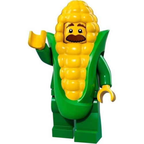 LEGO 樂高 71018 第17代人偶包 4號 玉米人 全新剪小孔確認