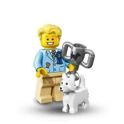 LEGO 樂高 71013 第16代人偶包 12號 狗展冠軍 全新剪小孔確認
