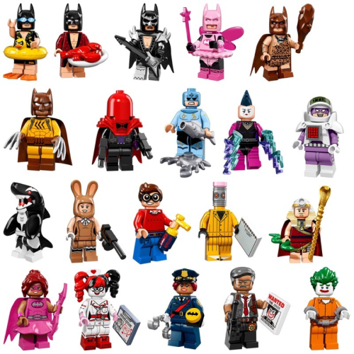 LEGO 樂高 71017 LEGO Minifigures 蝙蝠俠電影人偶包 全套20隻 全新剪孔確認