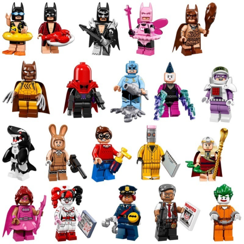 LEGO 樂高 71017 LEGO Minifigures 蝙蝠俠電影人偶包 全套20隻 全新剪孔確認