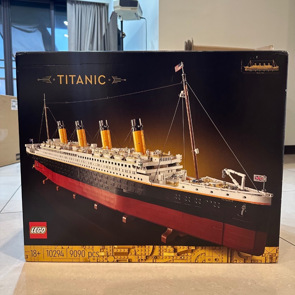 LEGO 樂高 10294 鐵達尼號 Titanic 全新未拆 壓痕盒-細節圖2