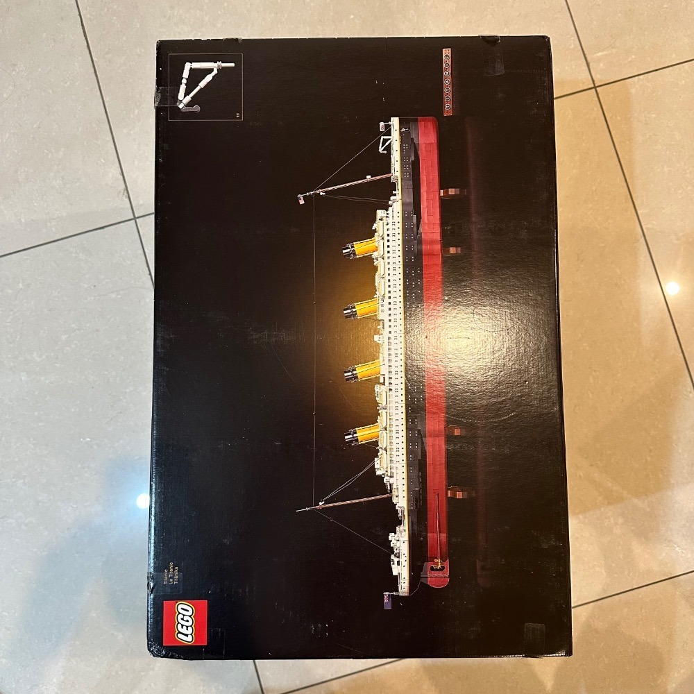 LEGO 樂高 10294 鐵達尼號 Titanic 全新未拆 壓痕盒-細節圖3