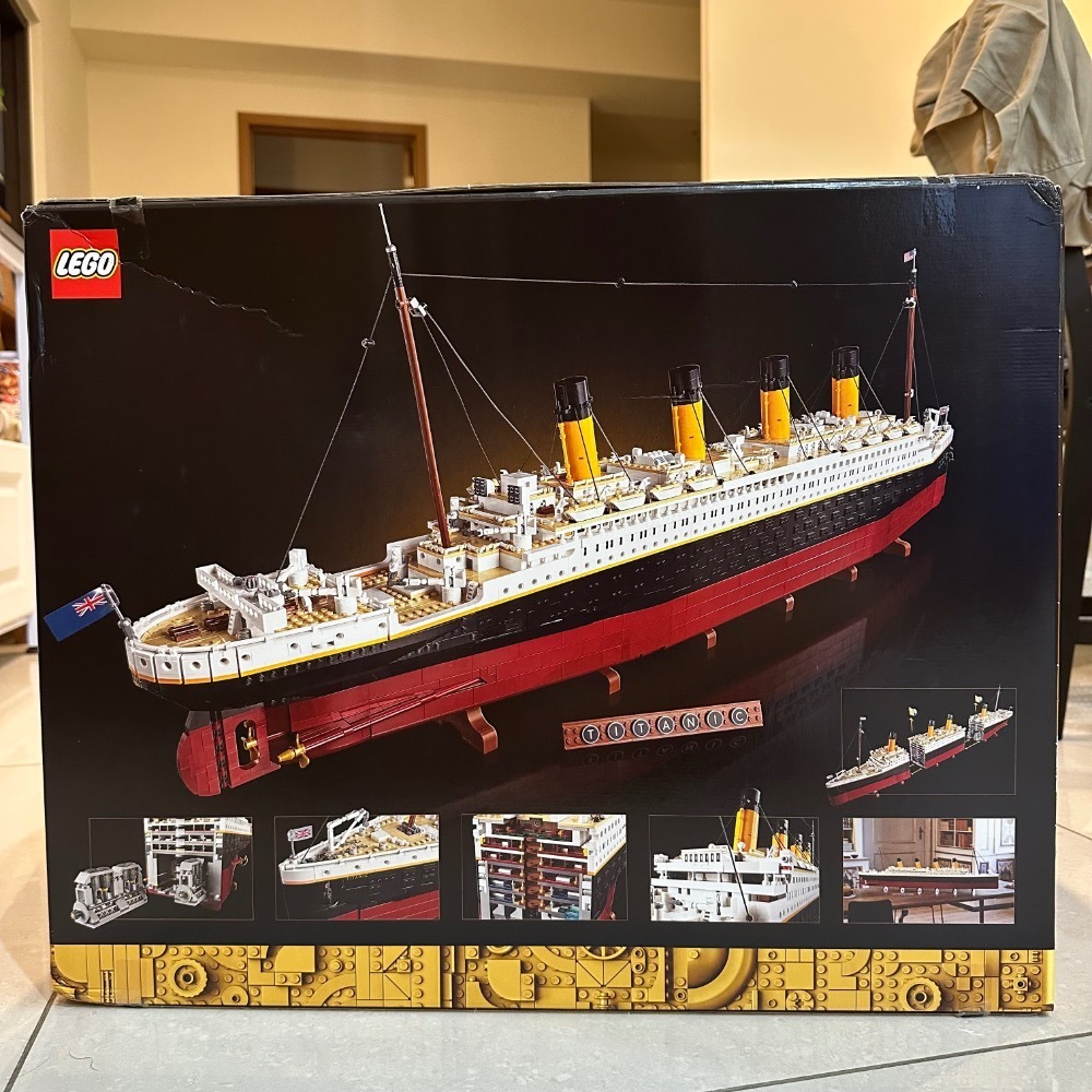 LEGO 樂高 10294 鐵達尼號 Titanic 全新未拆 壓痕盒-細節圖4