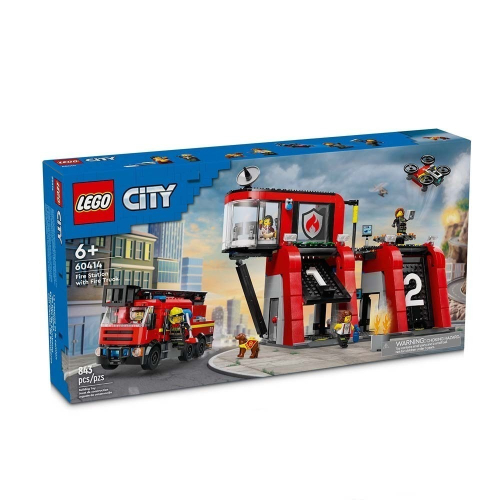 LEGO 樂高 60414 消防局和消防車 City 城市 全新未拆好盒