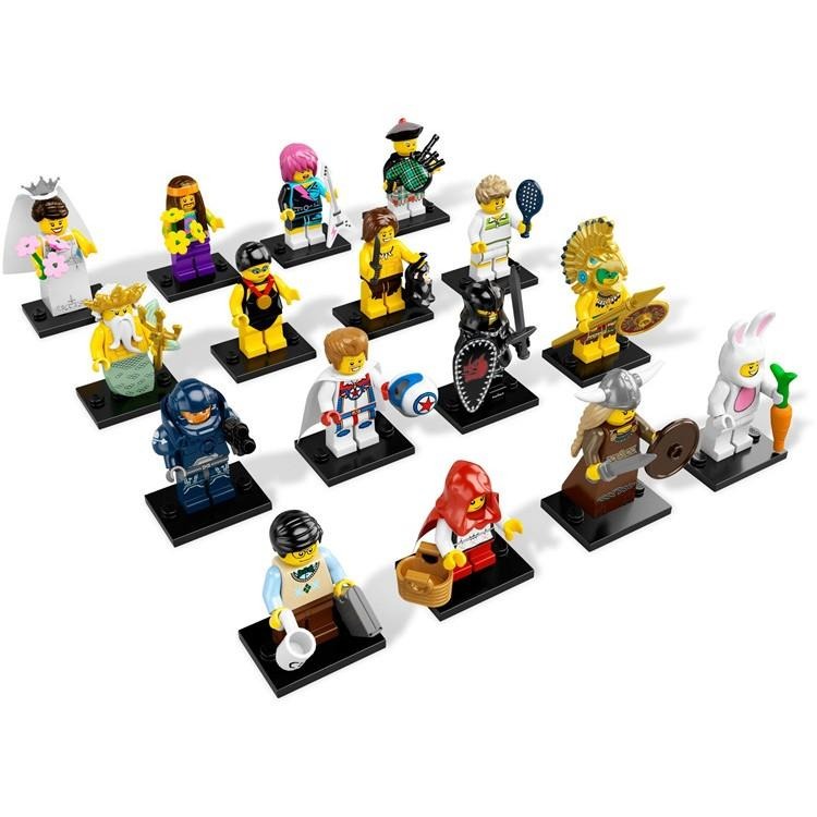 LEGO 樂高 8831 第7代 人偶包 一套 16 隻不重複 有說明書無原袋 夾鏈袋保存-細節圖3