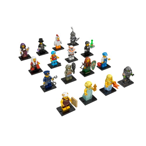 LEGO 樂高 71000 第9代 人偶包 一套 16 隻不重複 有說明書無原袋 夾鏈袋保存-細節圖3