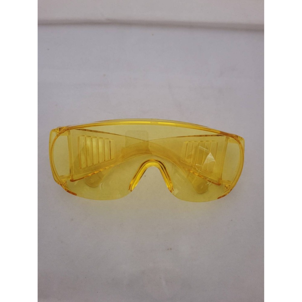 （巧雲家）平光眼鏡（黃）工作眼鏡 防護眼鏡  護目鏡 安全眼鏡  檢驗合格 台灣製造-細節圖3