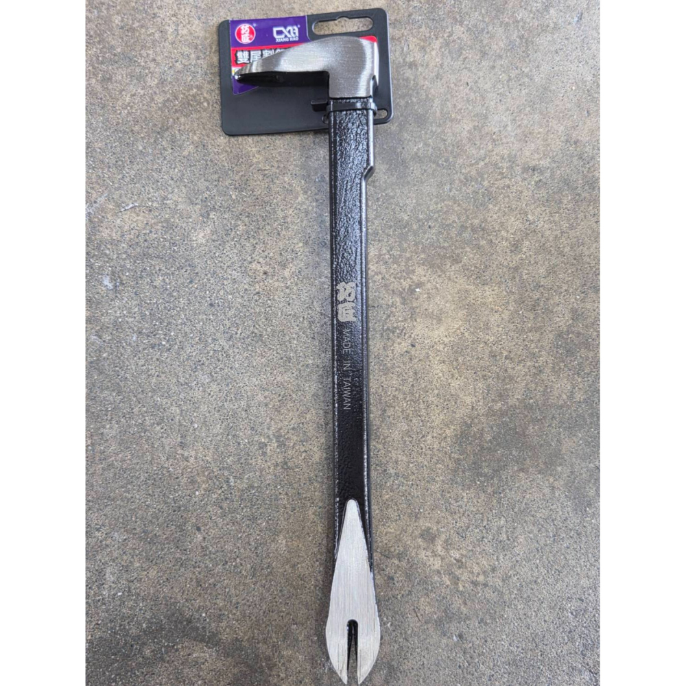 (巧雲家) 巧匠 雙尾割釘拔 250~300mm 仕人釘拔 丁把 釘耙 拔釘器 釘型 雙尾割 一體成型-細節圖5