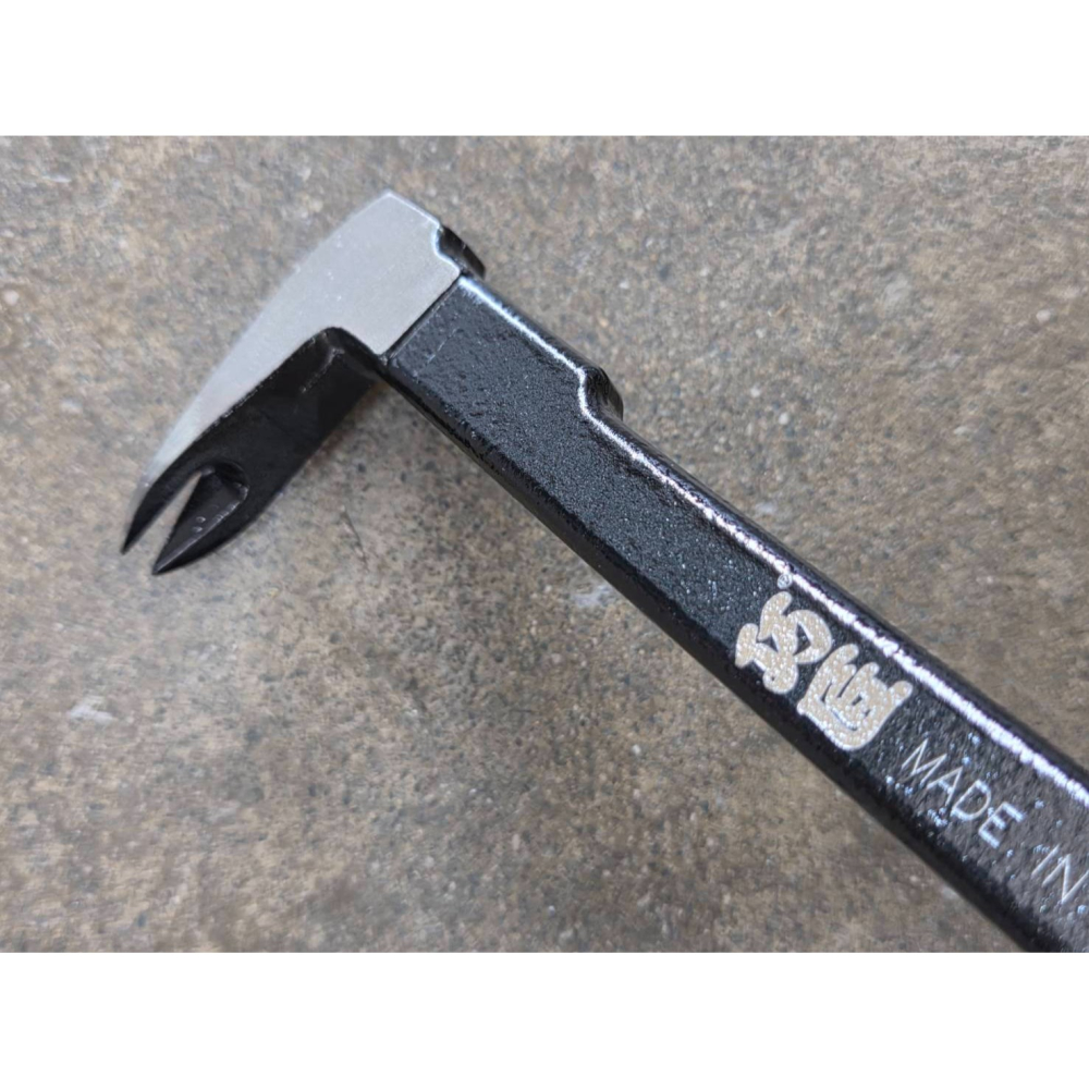 (巧雲家) 巧匠 雙尾割釘拔 250~300mm 仕人釘拔 丁把 釘耙 拔釘器 釘型 雙尾割 一體成型-細節圖6